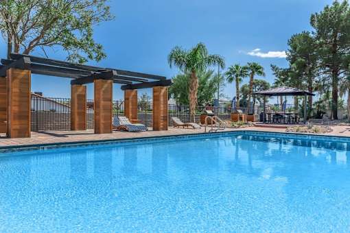 Luxury Swimming Pool at Jolt Apartments, Las Vegas, Nevada