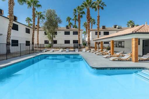 Outdoor Swimming Pool at Dash Apartments, Nevada