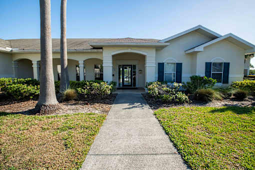 House with Walkway at THE PALMS AT VERO BEACH, VERO BEACH, FL