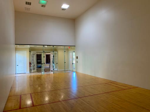 Portofino Apartments indoor racquetball court at Portofino, Palm Springs