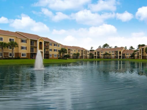 Lake side at San Marco Apartments, Ormond Beach