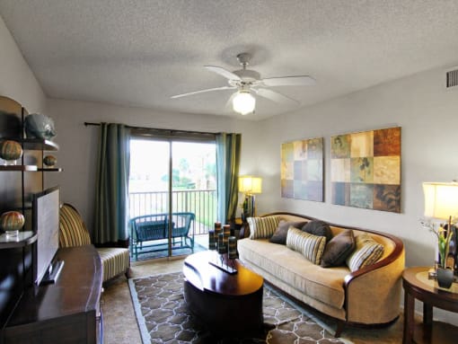 Living room at San Marco Apartments, Florida 32174