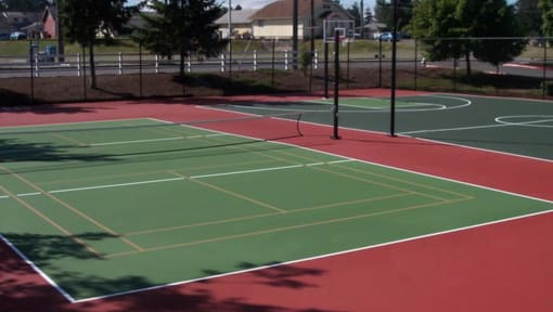 Terra Heights in Tacoma tennis courts