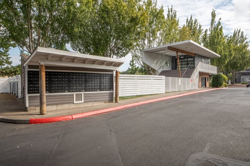covered mail area at Township Eastside, Oregon