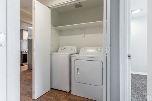 our apartments have a laundry room with washer and dryer at Township Eastside, Portland