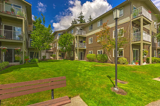 Lush Landscaping at VINTAGE AT ARLINGTON, Washington, 98223
