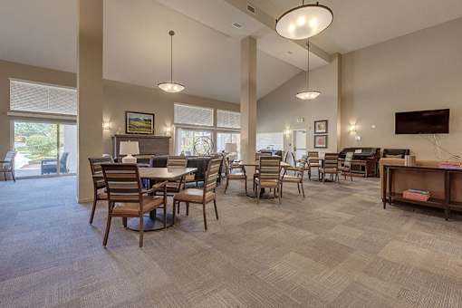 Clubhouse at VINTAGE AT HOLLY VILLAGE SENIORS Apartments, Everett, WA