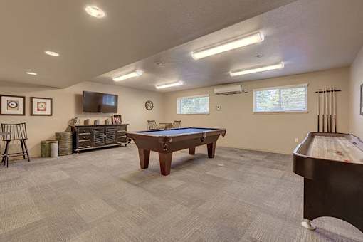 Game Room at VINTAGE AT HOLLY VILLAGE SENIORS Apartments, Everett, WA, 98204