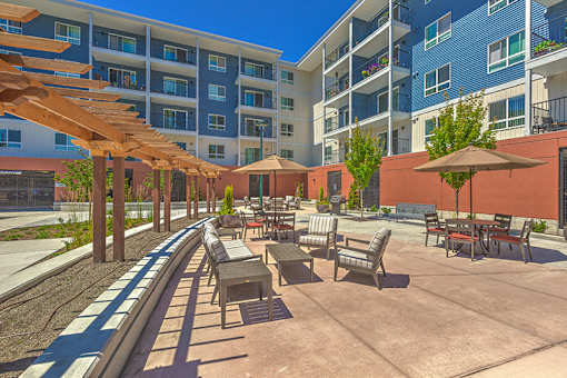 Outdoor Seating at VINTAGE AT MILL CREEK, Mill Creek, WA, 98012