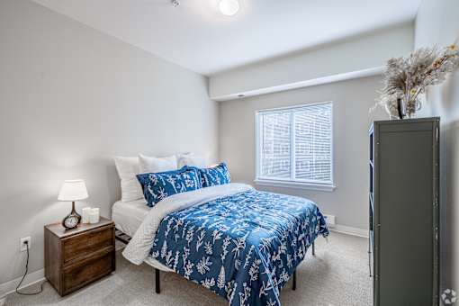 Primary Bedroom at Vintage at Marine View Senior 55+, Washington, 98201