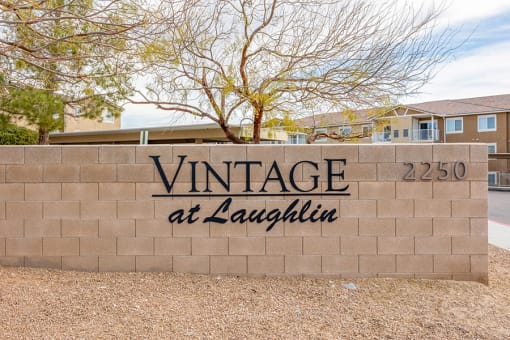 Property Signage at VINTAGE AT LAUGHLIN, Laughlin, NV