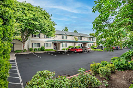 Parking Lot at Vancouver Mall Apartments, Vancouver