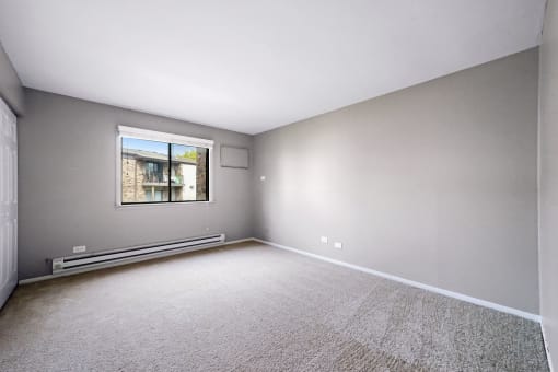 spacious bedroom