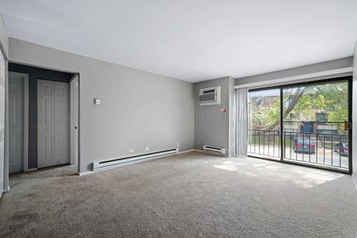spacious living room