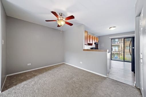 spacious living room