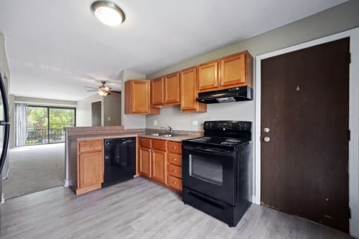spacious kitchen