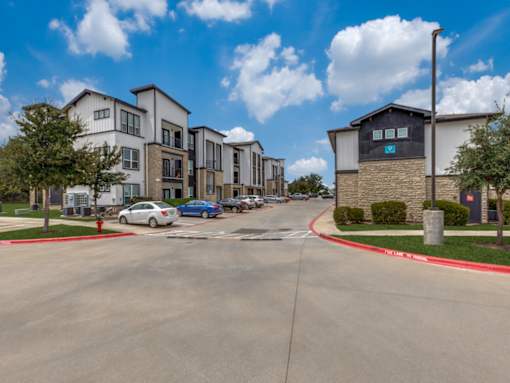 Exterior view of apartments in Georgetown TX near Round Rock and Austin