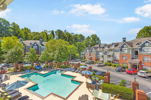 One K Apartments in Atlanta, GA photo of our apartments offer a swimming pool