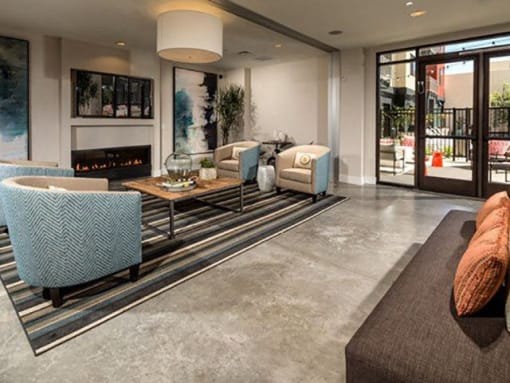 clubhouse seating area