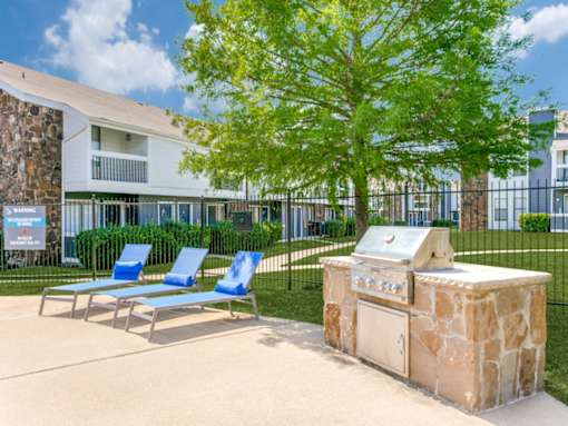 our apartments showcase a beautiful patio