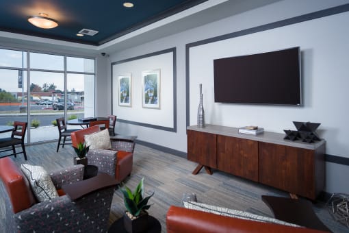 Clubhouse seating area