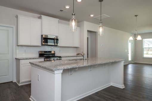 Pine Ridge Place Rental Home. Large Kitchen Island