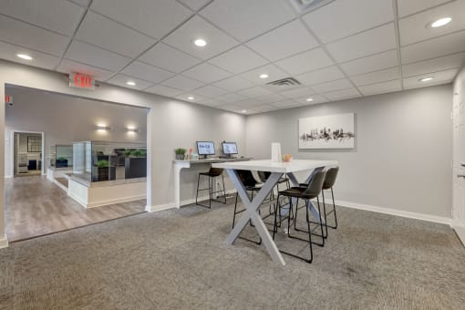 Apartments In Sandy Springs, GA for Rent – Celebration at Sandy Springs - business center