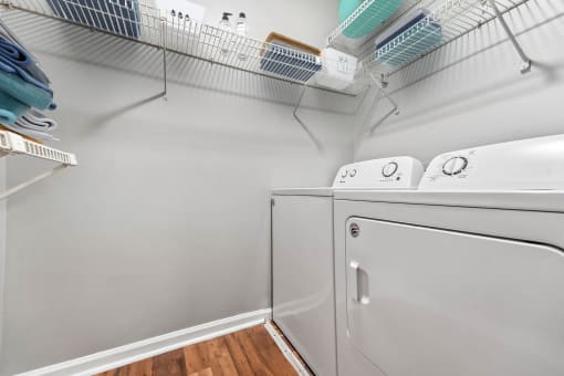 Greentree Apartments in Savannah, GA photo of a washer and dryer