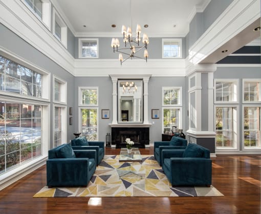 One K apartments in Atlanta Georgia photo of clubhouse