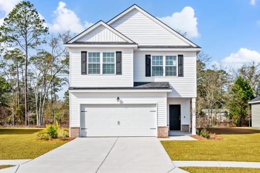 Blue Jay Commons Homes in Rincon, GA photo of home with attached garage