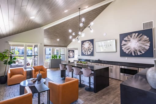 the preserve at ballantyne commons community room and bar