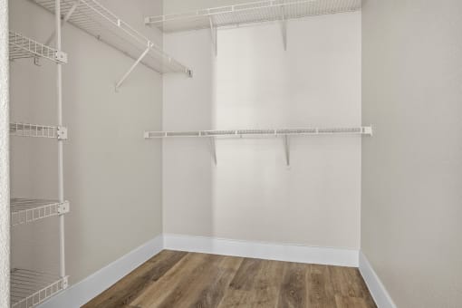Closet in 1 Bedroom/1 Bath Floorplan at Element Apartments Las Vegas Nevada