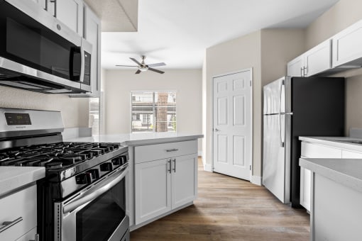 Kitchen 1 Bedroom/1 Bath Floorplan at Element Apartment Homes Las Vegas Nevada