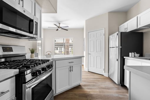 Kitchen 1 Bedroom/1 Bath Floorplan at Element Apartment Homes Las Vegas Nevada