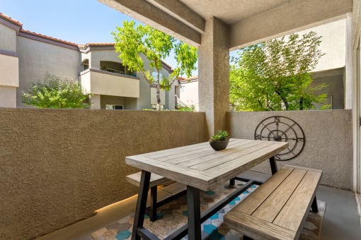 Patio 2 Bedroom/2 Bath Floorplan at Element Apartment Homes Las Vegas Nevada