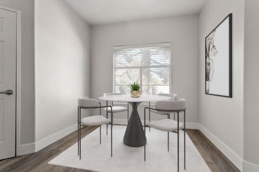 Dining Area in 2 Bedroom/ 2 Bathroom Floorplan at Element Apartment Homes Las Vegas Nevada