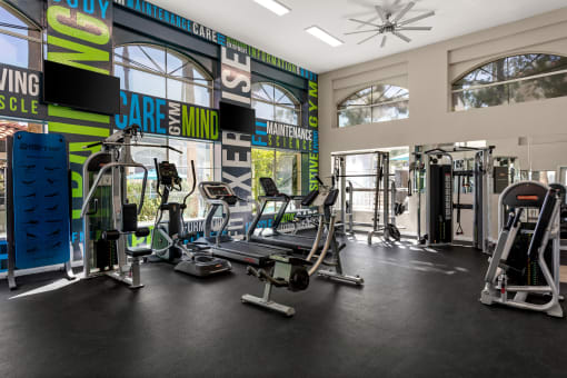 Fitness Center at Element Apartment Homes Las Vegas Nevada