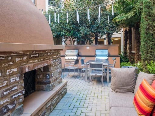 Pool And Spa with Fireside Lounge