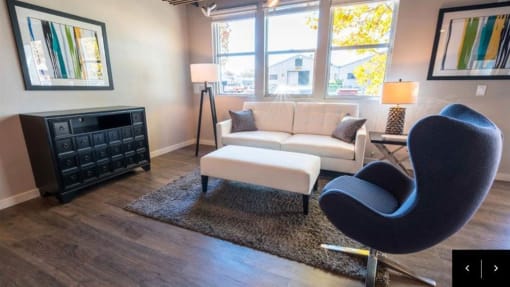lots of natural light in apartment