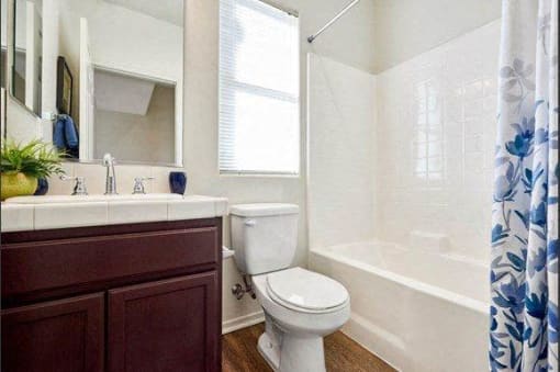 bathroom with window
