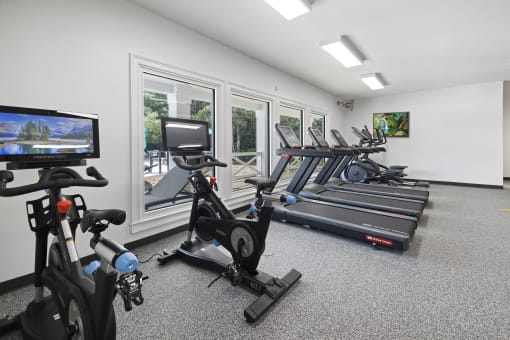 Apartments in Savannah, GA for Rent – The Palms at Chatham- gym with cardio equipment