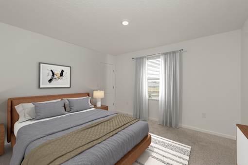Homes in Ruskin, FL for rent - Ruskin Reserve Upstairs Bedroom with Window