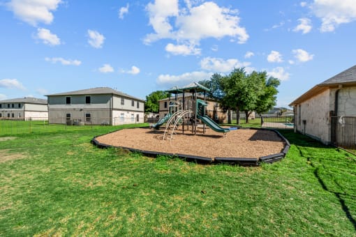 Affordable Apartments in Austin, TX for Rent – Huntington Meadows- a playground with a swing set