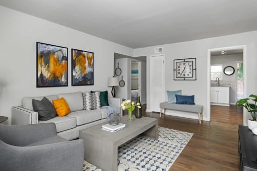 Collier Flats Apartments in Atlanta GA photo of living room