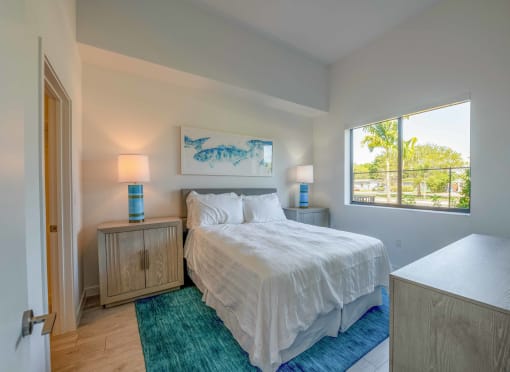 Countyline Apartments in Miami FL photo of  bedroom with plush carpeting