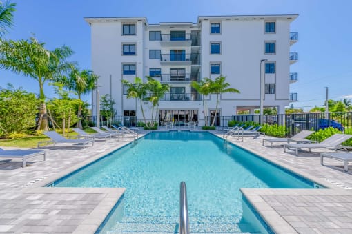 Countyline Apartments in Miami FL photo of resort-style pool