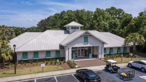 Apartments in Savannah, GA for Rent – The Palms at Chatham- exterior photo of our leasing office