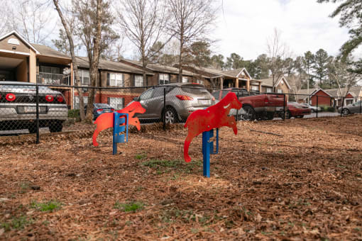Flats at Riverview apartments in Duluth, GA 30096 photo of dog park