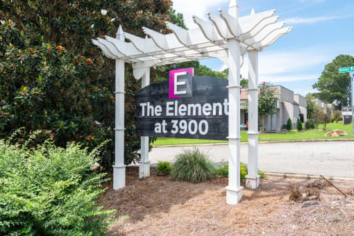 The Element at 3900 Driveway Sign alternative view