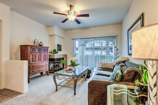 Lots of natural light in apartment
